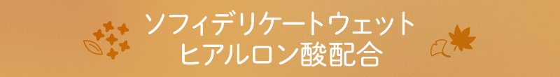 ソフィ デリケートウェット ヒアルロン酸配合