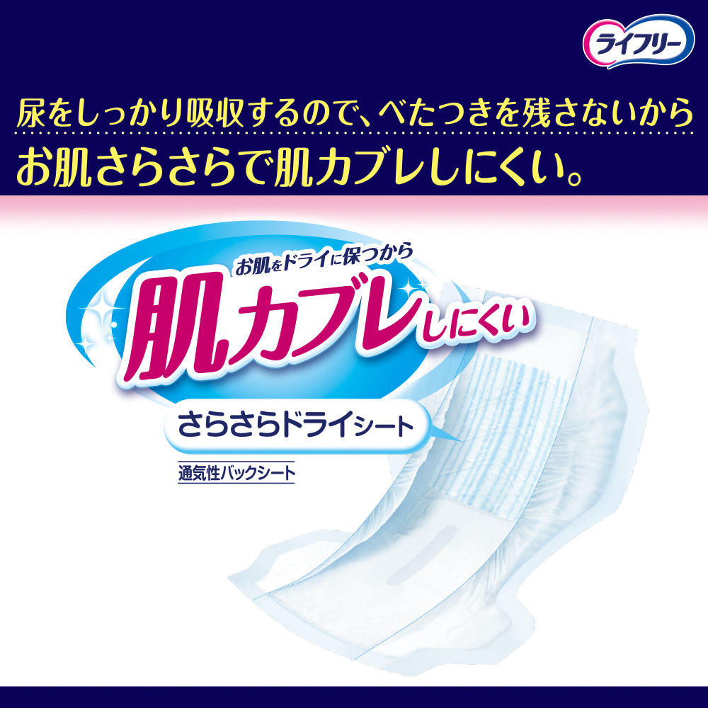 ライフリー お肌あんしん尿とりパッド 3回吸収｜ユニ・チャーム 