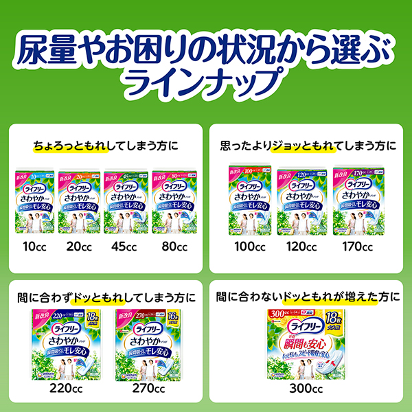ライフリー さわやかパッド 270cc 16枚｜ユニ・チャーム ダイレクト