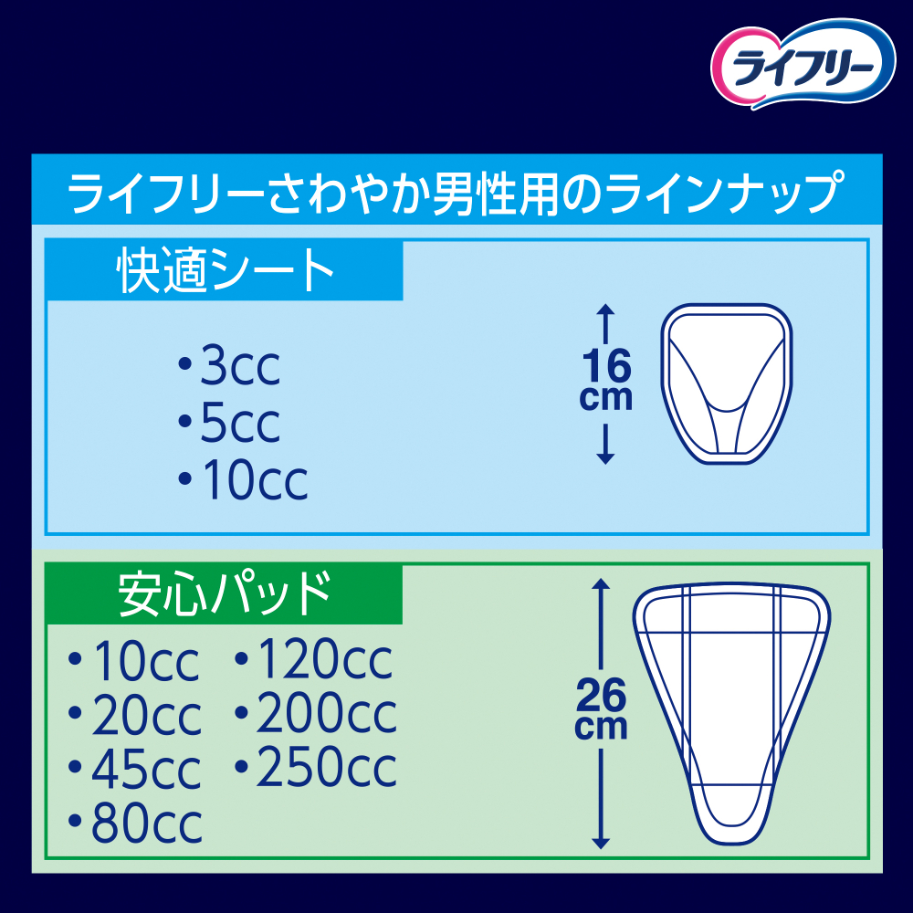 週末限定特価　ライフリー さわやかパッド 特に多い時も安心用 200cc 24袋