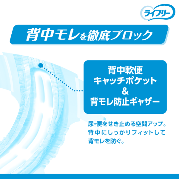 背中モレを徹底ブロック