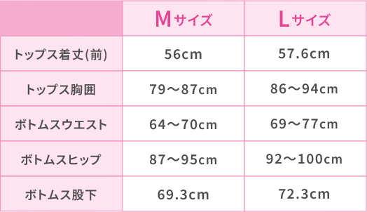 サイズ表