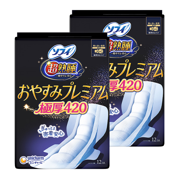 超熟睡おやすみプレミアム 420 12×2 超熟睡おやすみプレミアム 420 12×2