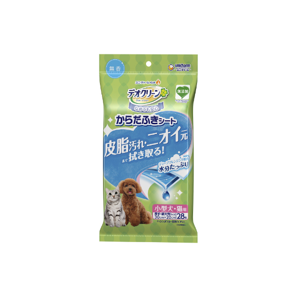 デオクリーンからだふき小型犬猫用無香28 デオクリーンからだふき小型犬猫用無香28