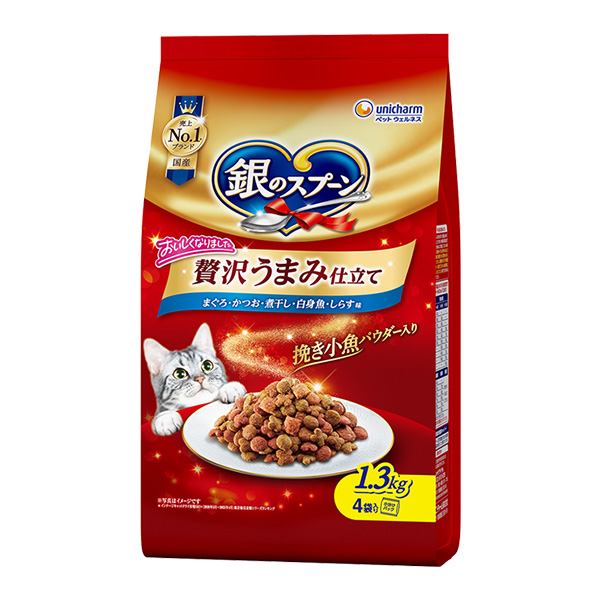 銀のスプーン 贅沢うまみ仕立て まぐろ・かつお・煮干し・白身魚・しらす味