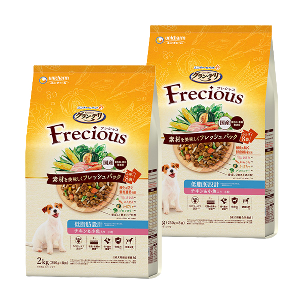 Frecious 低脂肪設計 チキン&小魚 2kg×2 Frecious 低脂肪設計 チキン&小魚 2kg×2
