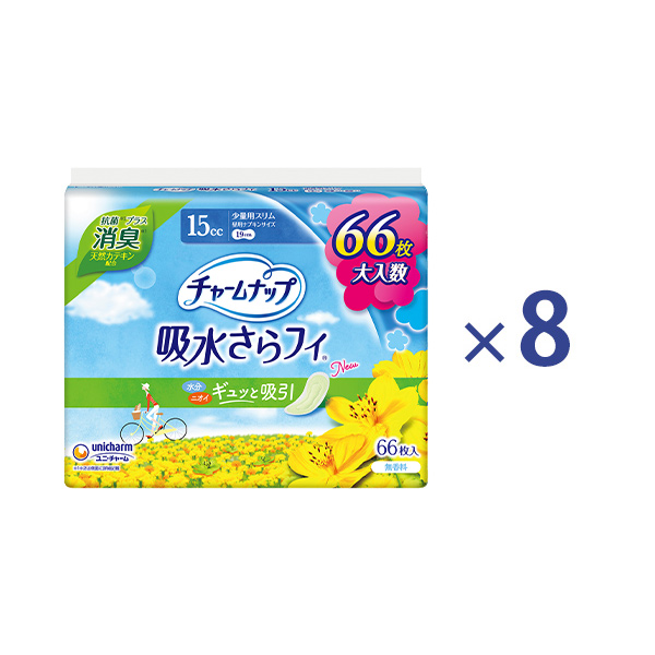 新作大人気】 チャームナップ吸水さらフィ少量用消臭66枚 ユニ