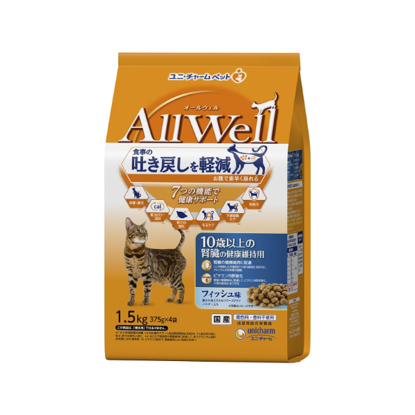 AllWell10歳フィッシュ小魚ささみ1.5