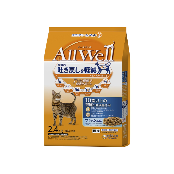 AllWell10歳フィッシュ小魚ささみ2.4