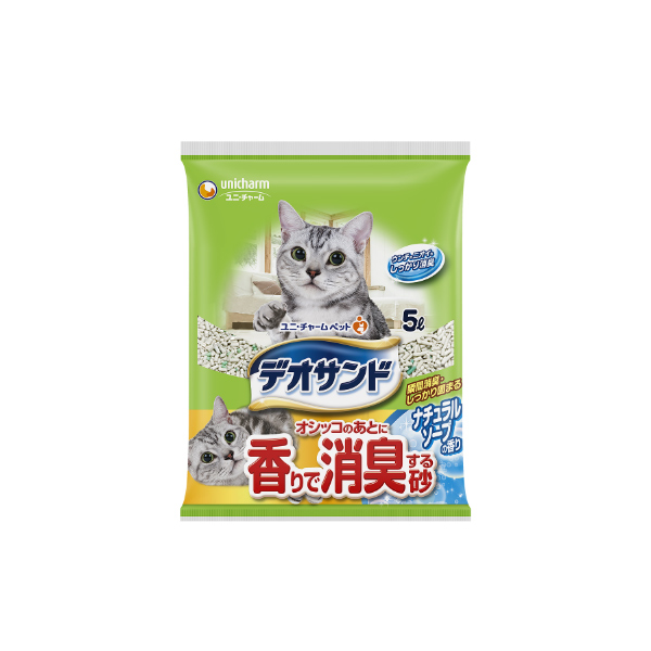 デオサンド香りで消臭砂ソープ5L