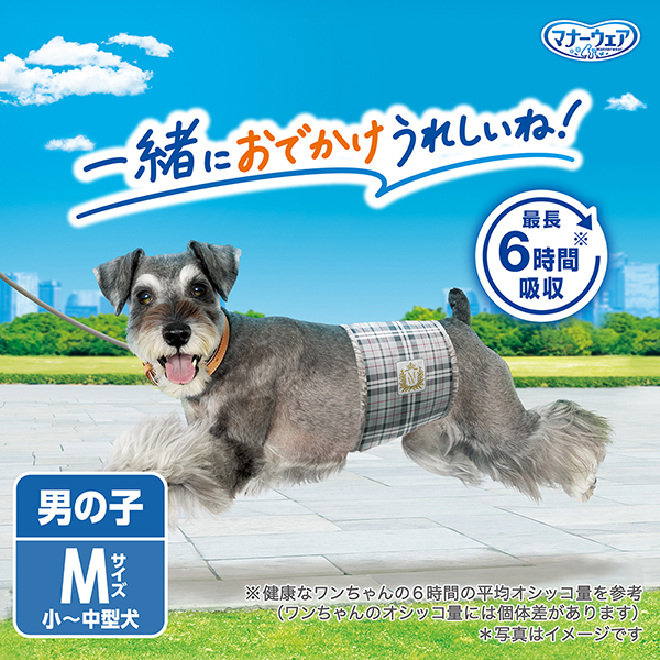 マナーウェア 男の子用 Mサイズ 4種のデザインパック4枚｜ユニ