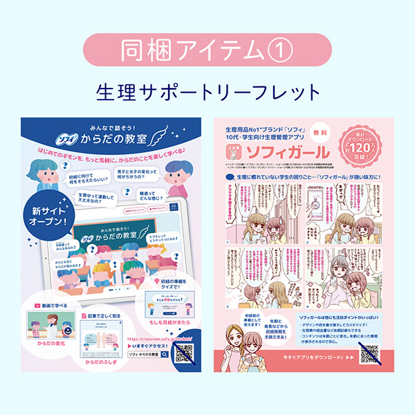生理サポートリーフレットとは? 生理サポートリーフレットとは?