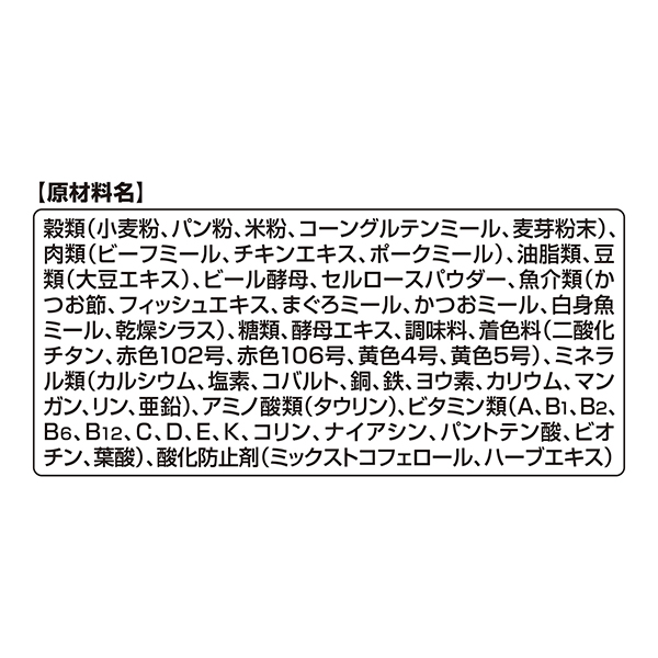 原材料名 原材料名