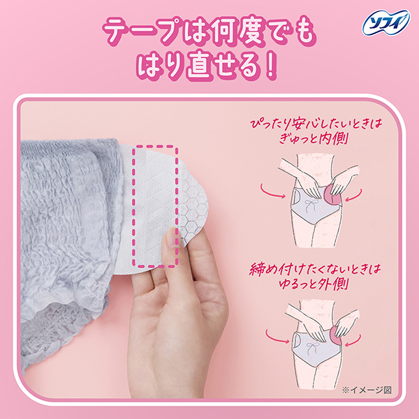 テープは何度でもはり直せる! テープは何度でもはり直せる!
