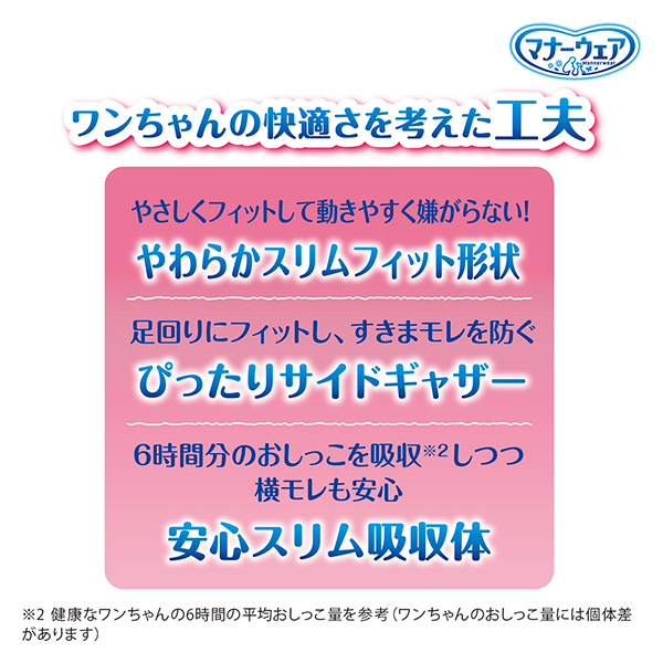 やわらかフィットで嫌がらない！
