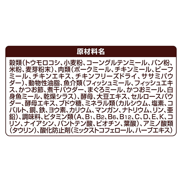 原材料名 原材料名