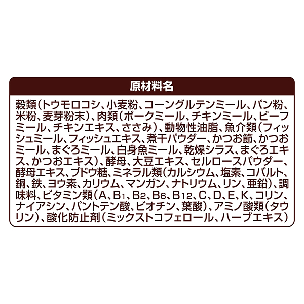 原材料名 原材料名