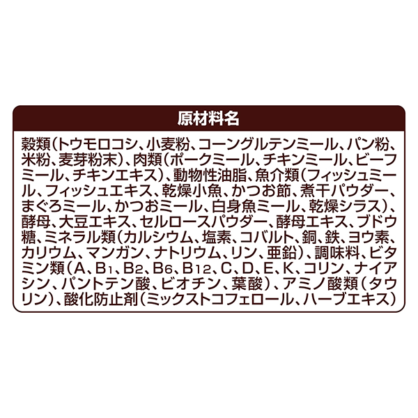 原材料名 原材料名
