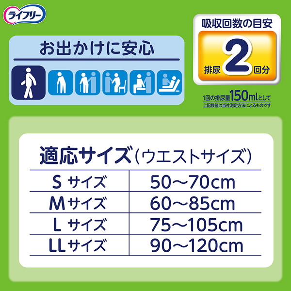 ライフリー超うす型下着感覚パンツ2回S｜ユニ・チャーム ダイレクト