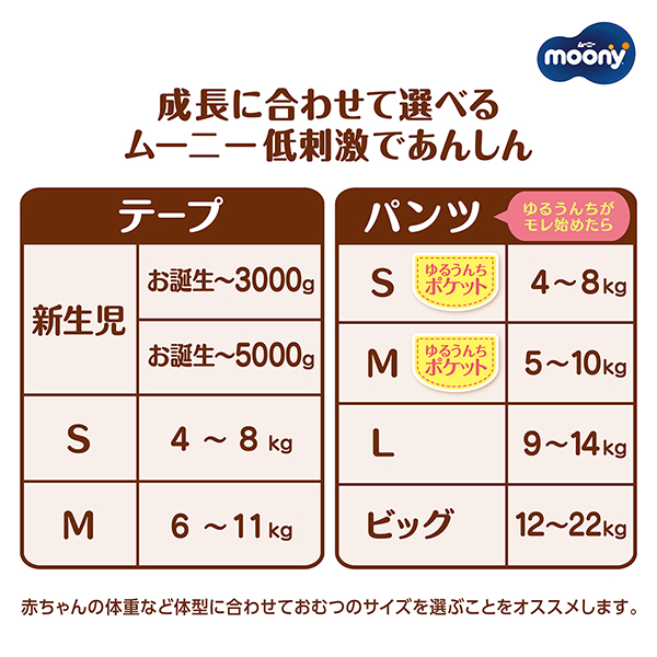 寝姿勢・うんちの時もらくらく交換！