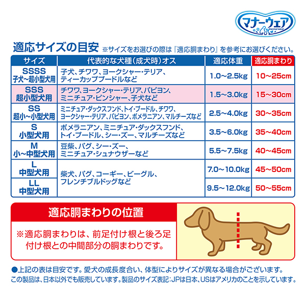 マーキング・そそうに安心