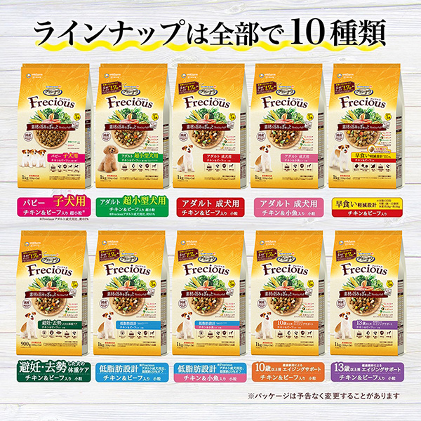 ラインナップは全部で10種類
